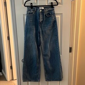 Reformation CARY jeans - Size 26 High waisted and wide leg. Good used condition
